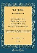 Zeitschrift des Harz-Vereins für Geschichte und Altertumskunde, 1903, Vol. 36