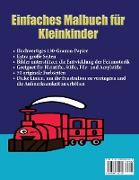 Buch Mit Einfachen Malvorlagen: Ein Malbuch Für Kleinkinder Mit Extra Dicken Linien: 50 Original-Entwürfe Von Autos, Flugzeugen, Zügen, Booten Und Las