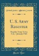 U. S. Army Register, Vol. 1