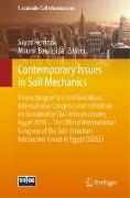 Contemporary Issues in Soil Mechanics