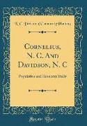 Cornelius, N. C. And Davidson, N. C