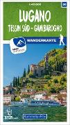 Lugano - Tessin Süd - Gambarogno Nr. 50 Wanderkarte 1:40 000