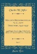 Miller's Hendersonville, N. C., City Directory, 1941-1942, Vol. 7