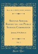 Second Annual Report of the Public Service Commission, Vol. 2