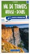 Val-de-Travers - Areuse - Doubs Nr. 16 Wanderkarte 1:40 000