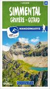 Simmental - Gruyère - Gstaad 29 Wanderkarte 1:40 000