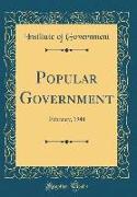 Popular Government: February, 1948 (Classic Reprint)