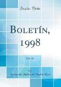 Boletín, 1998, Vol. 90 (Classic Reprint)