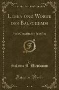 Leben und Worte des Balschemm