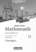 Bigalke/Köhler: Mathematik, Brandenburg - Ausgabe 2019, 11. Schuljahr, Grundkurs, Lösungen zum Schülerbuch