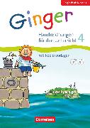 Ginger, Lehr- und Lernmaterial für den früh beginnenden Englischunterricht, Early Start Edition - Neubearbeitung, 4. Schuljahr, Handreichungen für den Unterricht, Mit Kopiervorlagen, 2 Audio-CDs und CD-ROM