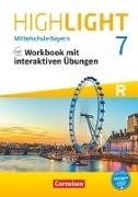 Highlight, Mittelschule Bayern, 7. Jahrgangsstufe, Workbook mit interaktiven Übungen auf scook.de, Für R-Klassen - mit Audios online