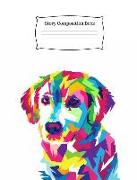 Story Composition Book: Rainbow Dog