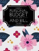 Monthly Personal Budget Planner and Bill Tracker: Personal Money Management with Income List, Monthly Expense Categories, Weekly Expense Tracker with