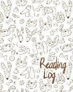 Reading Log: Reading Journal Dog Doodle Cover Large (8x10), 200 Record Pages