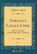Nikolaus Lenaus Lyrik, Vol. 1