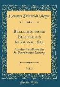 Belletristische Blätter aus Russland, 1854, Vol. 2