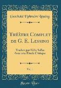 Théâtre Complet de G. E. Lessing, Vol. 1