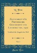 Zeitschrift für Preussische Geschichte und Landeskunde, 1972, Vol. 5