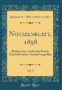 Notizenblatt, 1858, Vol. 8