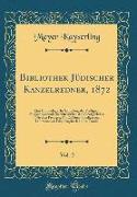 Bibliothek Jüdischer Kanzelredner, 1872, Vol. 2