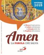 Amen. La parola che salva. Novembre 2018