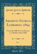 Archivio Storico Lombardo, 1894, Vol. 1