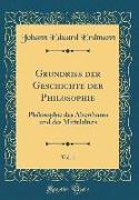 Grundriss der Geschichte der Philosophie, Vol. 1