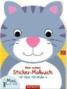Mein erstes Sticker-Malbuch: Katze
