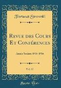 Revue des Cours Et Conférences, Vol. 37