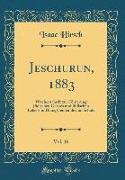Jeschurun, 1883, Vol. 16