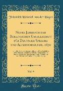 Neues Jahrbuch der Berlinischen Gesellschaft für Deutsche Sprache und Altertumskunde, 1850, Vol. 9