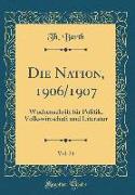 Die Nation, 1906/1907, Vol. 24