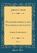 Handwörterbuch der Staatswissenschaften, Vol. 6