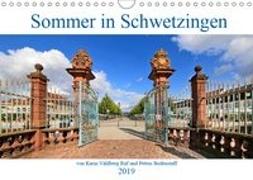 Sommer in Schwetzingen von Karin Vahlberg Ruf und Petrus Bodenstaff (Wandkalender 2019 DIN A4 quer)