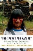 Who Speaks for Nature?