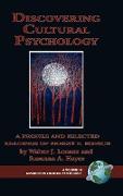 Discovering Cultural Psychology