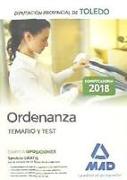 Ordenanza de la Diputación Provincial de Toledo. Temario y test