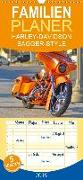 BEST OF HARLEY-DAVIDSON BAGGER-STYLE - Familienplaner hoch (Wandkalender 2019 , 21 cm x 45 cm, hoch)