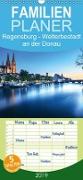 Regensburg - Welterbestadt an der Donau - Familienplaner hoch (Wandkalender 2019 , 21 cm x 45 cm, hoch)