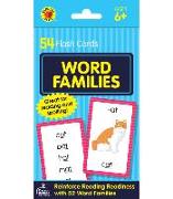Word Families Flash Cards: 54 Flash Cards