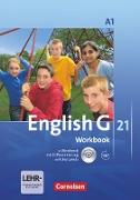 English G 21, Ausgabe A, Band 1: 5. Schuljahr, Workbook mit CD-ROM und Audios online