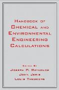 Handbook of Chemical and Environmental Engineering Calculations