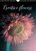 Creative flowers (Wandkalender 2019 DIN A4 hoch)