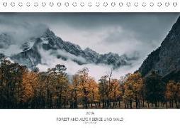 FOREST AND ALPS - BERGE UND WALD 2019 (Tischkalender 2019 DIN A5 quer)