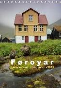 Føroyar - Faroe Islands - Färöer Inseln (Tischkalender 2019 DIN A5 hoch)