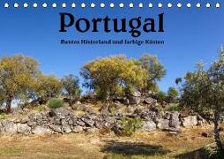 Portugal Buntes Hinterland und farbige Küsten (Tischkalender 2019 DIN A5 quer)