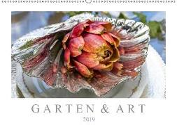 Garten & Art (Wandkalender 2019 DIN A2 quer)