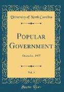 Popular Government, Vol. 5