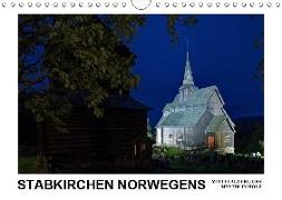 Stabkirchen Norwegens - Mittelalterliche Mystik in Holz (Wandkalender 2019 DIN A4 quer)